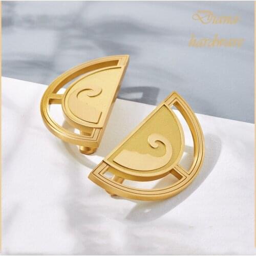 1 Pair/2pcs Chinese Style Solid Brass Handle Wardrobe Cupboard Dresser Cabinet Door Handles Drawer Pulls Simple Decor Furniture