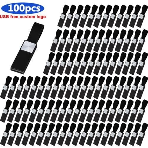Bulk 100pcs free logo USB 2.0 Flash Drive Waterproof Pen Drive 4GB 8GB 16GB 32GB 64GB Pendrives USB Memory Stick Flash Drive