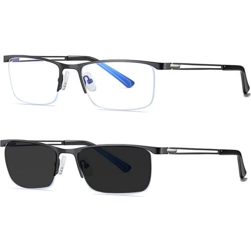 Transition Photochromic Progressive Reading Glasses Multifocal Bifocal Men Women Outdoor Resin Presbyopic glasses 1.5 2.0 NX