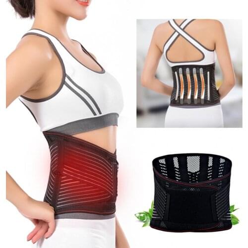 Adjustable Self Heating Waist Support Belt Lumbar Brace Massage Pain Relieve Waist Band Waist Posture Corrector Support Belts