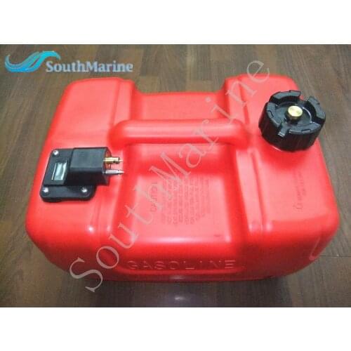 12L Fuel Tank Assembly for Yamaha Outboard Motor with Fuel Cap and Fuel Gauge Boat Motor, Fits Hidea / Powertec Outboard Parts