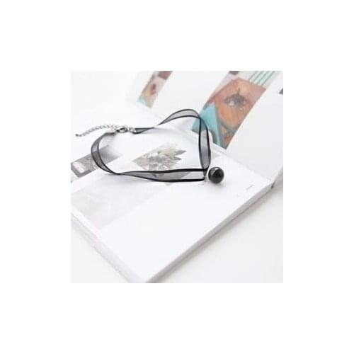 Silk Beads Harajuku Lace Necklace Neck Chain Necklace Collar Women Sweater Chain Ossicular Chain Jewelry Wholesale Female