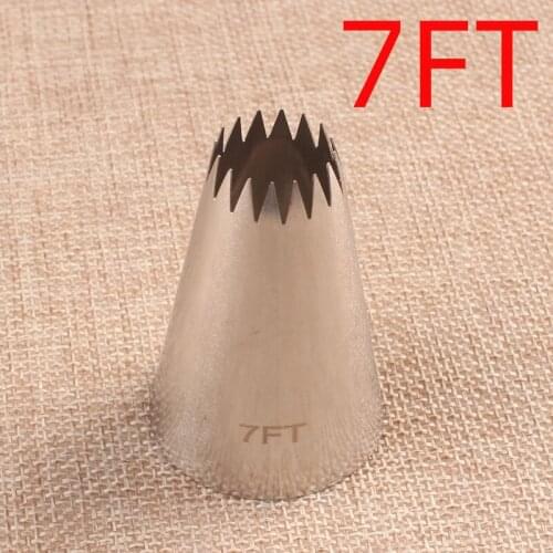 Welding 7ft #16 Tooth Star Cookie Cream 304 Stainless Steel Baking DIY Cake Tool Decorating Mouth