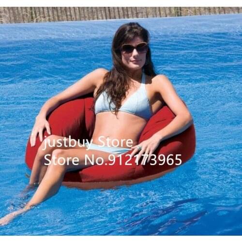 Water drop design Outdoor waterproof large floating bean bag , Giant pool side beanbag chair on the water