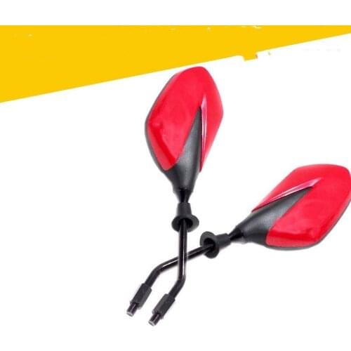 General purpose rear view mirrors for motorcycles, black side mirrors for Piaggio motorcycle