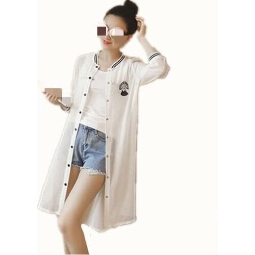 G1001-B1778 2019 Summer new students women simple 7 minutes of sleeve line suntan clothes casual wear jacket cheap wholesale