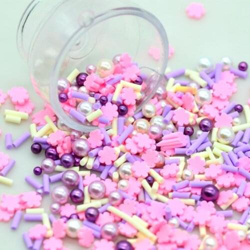 20 Gram Soft Clay brilliant purples and reds Fake Sprinkles|Slime Filling Sprinkles|Fake Cake Topping Polymer Clay Sprinkles