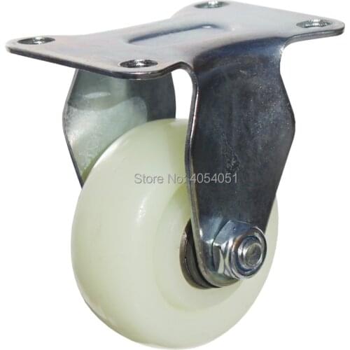 3inch caster nylon wheel bearing caster Directional mute Industrial small carts medical bed wheel Trailer wheel