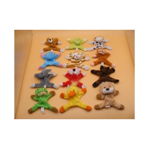 6pcs Cute Animal Refrigerator Magnet Stickers Plush Fridge Magnet Sticker Children Birthday Gift Party Supplies