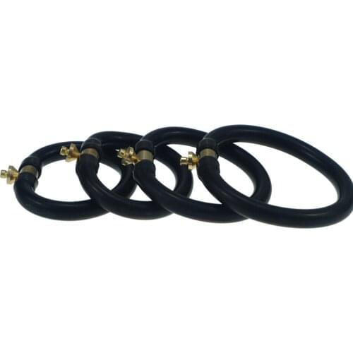 Four electric silicone rubber penis cock ring sex toys for men electro shock accessory