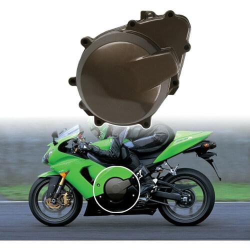 Left Engine Stator Cover Crankcase Fit For Kawasaki Ninja ZX636 ZX6R 2005 2006