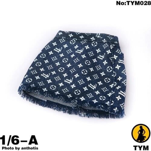 1/6 Scale TYM028 Women Sexy Short dress show Fashion Denim Clothing Female Skirt Clothes For 12" Action Figure Body Doll Toys