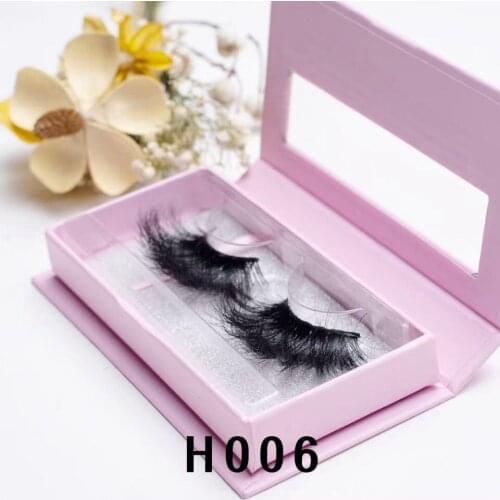 New 12D Mink Lashes 27mm Thick Long Eyelashes 30 Pairs Fluffy Diamond Mink Eyelash With Pink Box Custom Private Logo