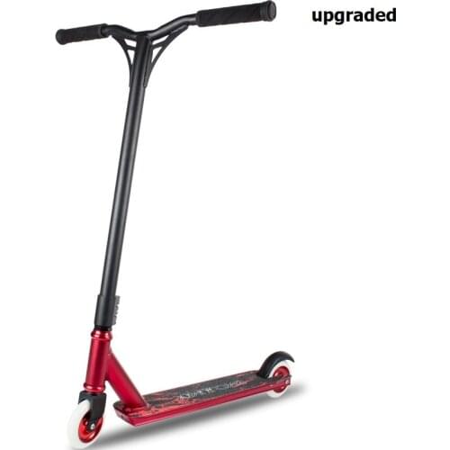 Upgraded Alloy beginner pro stunt scooter Elastic PU wheel Rear brake BMX bar sports scooters skatepark Freestyle Kick scooter