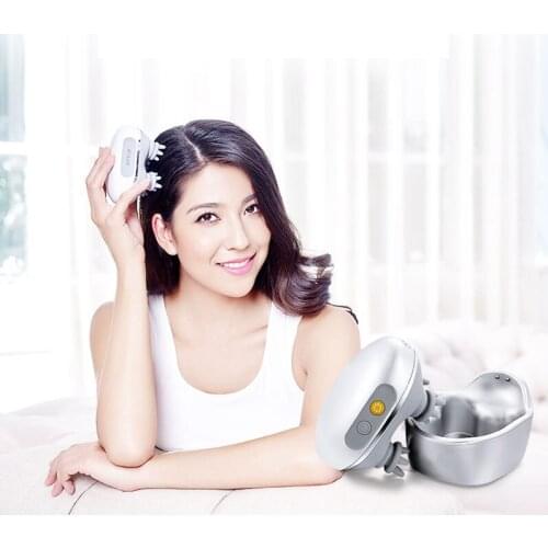 Portable electric head massager head physiotherapy equipment dredges meridians, relieves fatigue head relaxation