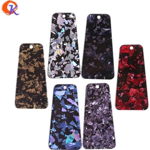 Cordial Design 100Pcs 20*39mm Jewelry Accessories/Earring Connectors/Trapezoidal Shape/DIY Making/Hand Made/Earring Findings