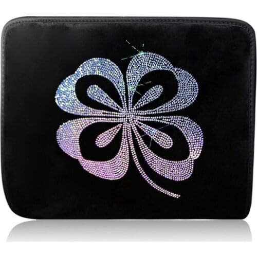 Rhinestone Car Seat Back Protector Mats Storage Bag Children Anti-Kick Pad Auto Seats Protect Cover