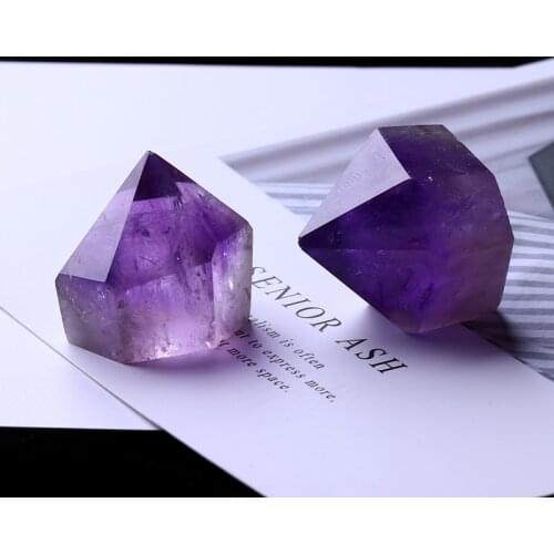1PC Natural Amethyst Wand Quartz Crystal Repair Crystal Stone accessories Home Decor