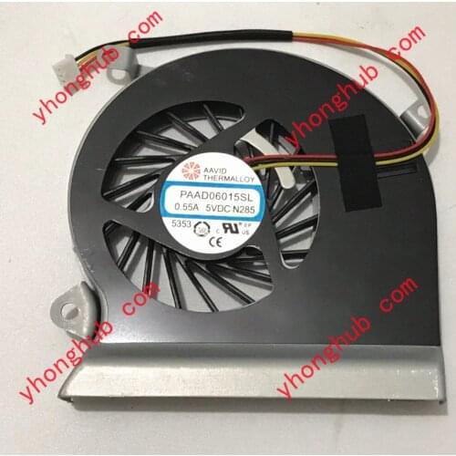 AAVID PAAD06015SL N285 DC 5V 0.55A 3-Wire GE70 laptop Fan CPU Fan