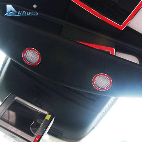 Airspeed for Mercedes Benz E Class W212 Car Rearview Mirror Light Decorative Frame Trim Interior Car Accessories Car Styling