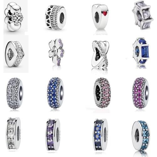 Free Shipping Authentic 925 Sterling Silver Openwork Hearts Spacer Charm Fit Original Bracelet For Women DIY Jewelry S925 Beads