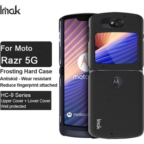 For Moto Razr 5G Case IMAK HC-9 Thin And Light Hard Plastic Back Cover Case for Moto Razr 5G