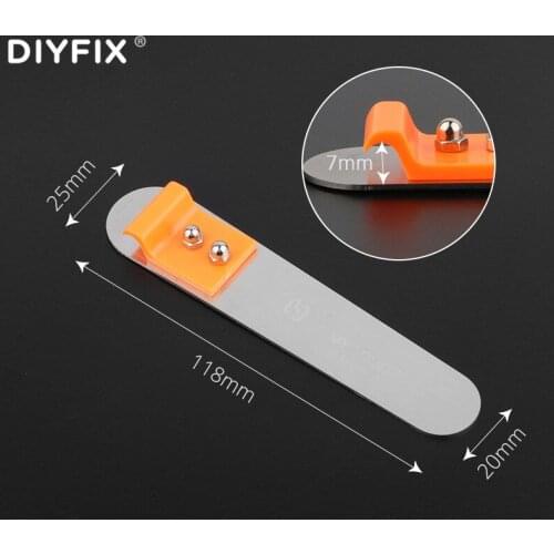 DIYFIX Mobile Phone Middle Frame LCD Separator Stainless Steel Full Metal Boot Bar Disassembly Crowbar For iPhone Samsung Repair
