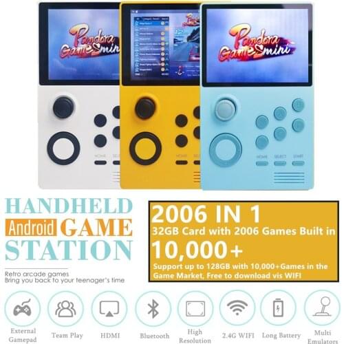 Colorful Handheld Android Retro Arcade Game Console Pandoras Box Mini 2006 IN 1 Arcade