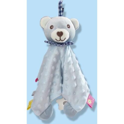 Baby Newborn Cartoon Soft Square Appease Towel Educational Doll Comfortable Plush Toys Security Blanket Kids Appeasing Towel