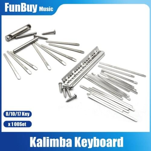 Piano Kalimba Bridge Saddle 8/10/17 Key Set DIY Spare Parts Guitar Accessories Luthier Tool
