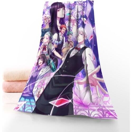 New Custom Death Parade Towel Printed Cotton Face/Bath Towels Microfiber Fabric For Kids Men Women Shower Towels 70X140cm