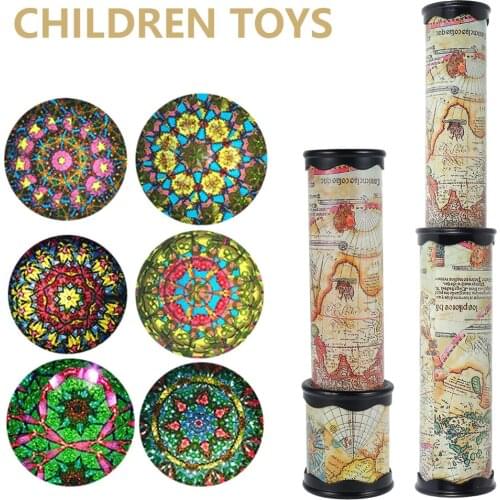 Adjustable Scalable Rotation Kaleidoscope Magic Changeful Fancy Colored World Toys For Children Autism Kid Puzzle Toy