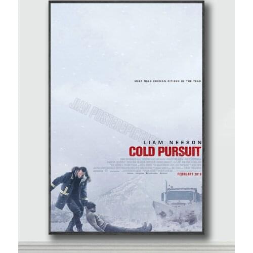 NJ119 Cold Pursuit Movie Silk Posters and Prints wall art Art Poster Home Decor