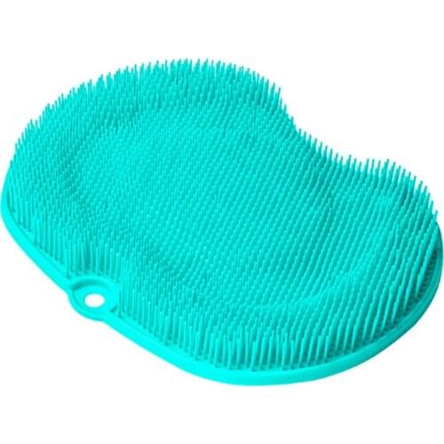 Silica Gel Non-slip Mat Home Lazy Feet Bath Foot Scrubbing Brushes Feet Exfoliation Foot Massage Cushion with Suction Cups