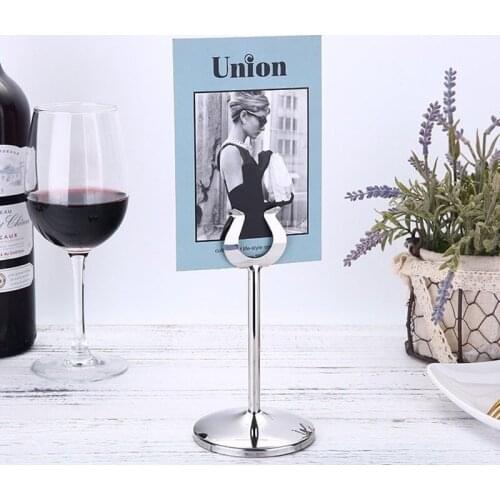 Table Name Place Card Holder Tabletop Number Photo Menu Holder Stand For Restaurants, Weddings Banquets