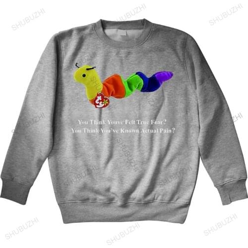 Fashion Anime Inchworm autumn Printed O-neck High Quality hoody Funny Oversized Men Casual Short hoody Cotton hoody Tops