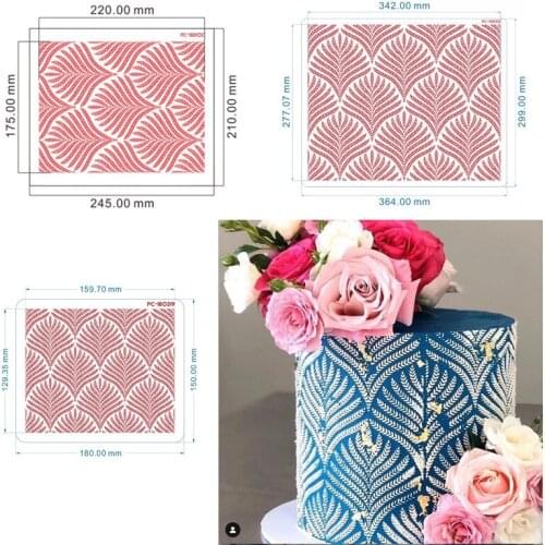 Creative Pattern Cake Stencil Bpa Free Plastic Lace Cake Decorating Tool DIY Kitchen Gadgets Baking Tools