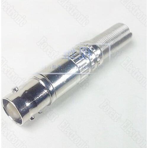 10pcs/lot BNC Female Vedio Plug Welding Monitoring Connector American Tube