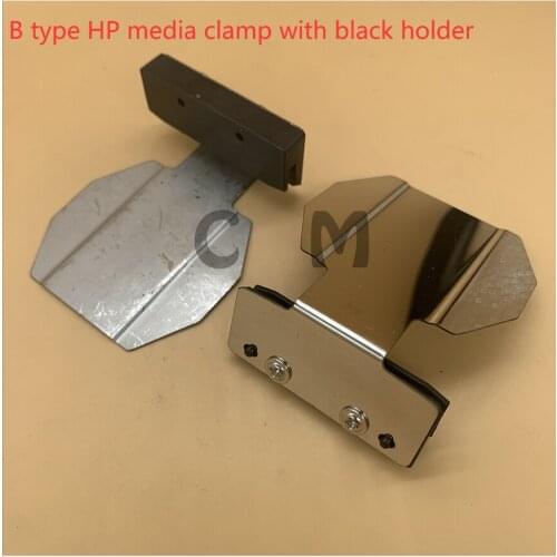 2PCS Inkjet printer hp Latex 375 media clamp for hp Latex 370 310 paper pressure clamp steel clip with holder