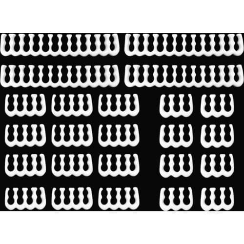 2021 New 1Set 24Pin x 4 8Pin x 12 6Pin x 8 PP Cable Comb Clamp/Clip/Dresser for 3.4mm Kit