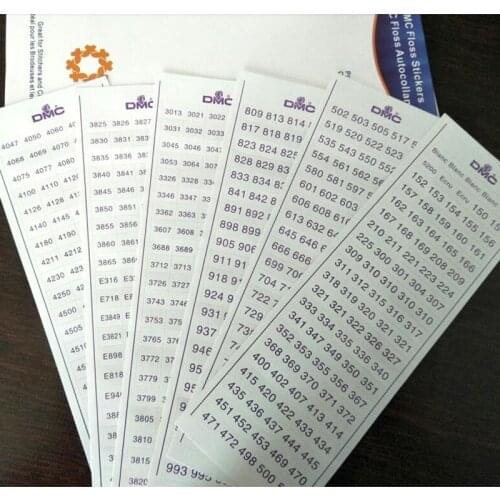 4th 5D DIY Diamond Painting Tools DMC Colour Number stickers for 5D Diamond painting Storage Box Diamond Embroidery