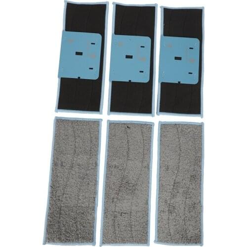 6 Pack Washable Wet Mopping Pads Replacement Compatible for IRobot Braava Jet M6
