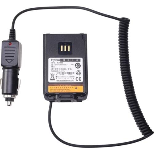 12V Radio Battery Eliminator BL1502 Car Charger Adaptor For HYT Hytera PD680 PD500 PD560 PD660 Walkie Talkie