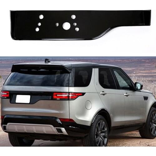 Car Rear Tail Gate License Plate Cover For Land Rover Discovery 5 LR5 2017-2018 Exterior Lift Molding Frame Trim Bracket