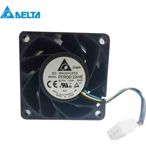 Free Shipping Delta 6038 PFR0612XHE DC 12V 3.30A ultra violent strong air flow high speed axial fan