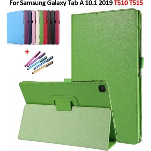 Tablet Coque For Samsung Galaxy Tab A 10 1 2019 Case SM-T510 T515 Fold Leather Stand Flip Cover Funda for Galaxy Tab A 10.1 2019