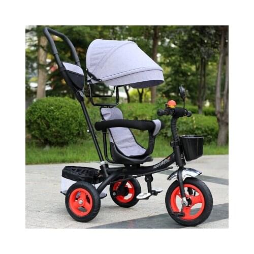 Childrens Tricycle Kids Bike Children Bicycle Stroller Trolley Three 3 Wheel Baby Carriage Child Pram Buggy Pushchair 6M~5Y