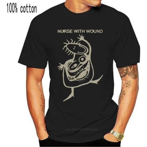 Nurse With Wound T-Shirt, Vintage Black Shirt Tee, Reprint S-2Xl Retro Tee Shirt