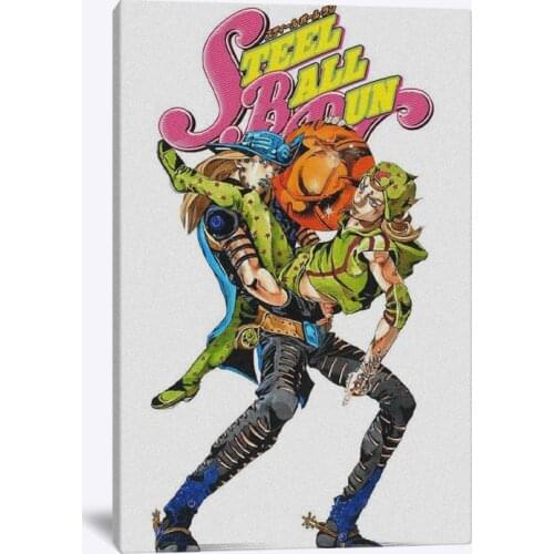 Gyro Zeppeli Part 7 Steel Ball Run SBR Wall Art Canvas Decoration poster prints for living room bedroom decor Painting