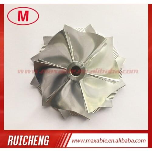 K04 48.00/60.00mm 6+6 blades high performance turbocharger billet/milling/aluminum 2618 compressor wheel